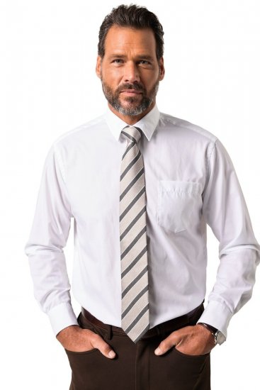 JP1880 Silk Tie Extra Long with Stripes - Cravate și papioane - 