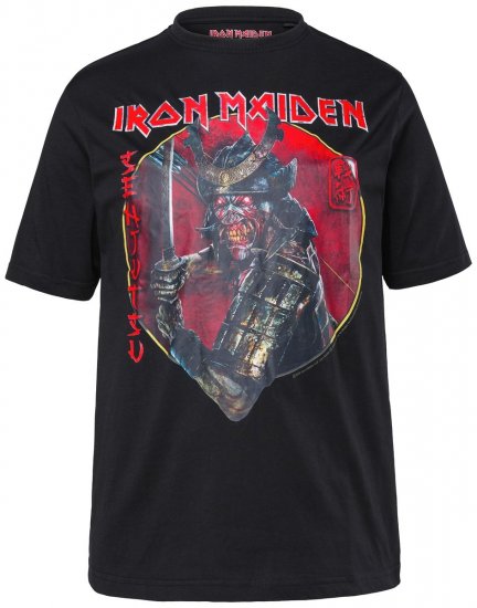 JP1880 845106 Iron Maiden Senjutsu Tricou Neagră - Tricouri cu trupe - Tricouri cu formații rock