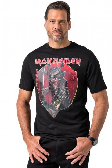 JP1880 845106 Iron Maiden Senjutsu Tricou Neagră - Tricouri cu trupe - Tricouri cu formații rock