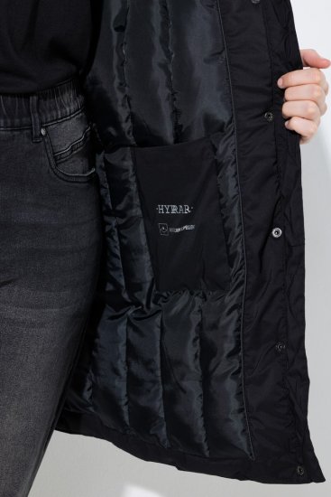 Ulla Popken 845111 Parka Neagră - Paltoane - Paltoane pentru femei la marimi mari