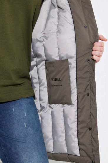 Ulla Popken 845111 Parka Verde închis - Paltoane - Paltoane pentru femei la marimi mari