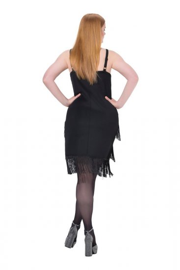 Ulla Popken 845152 Rochie fără mâneci Neagră - Rochii de seară - Rochii de seară marimi mari