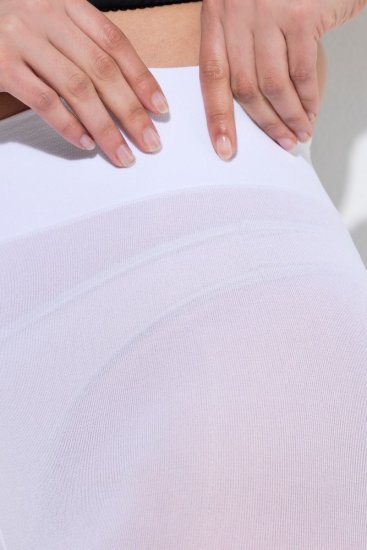 Ulla Popken 845319 Pantaloni scurți anti-frecare cu dantelă Alb - Pantaloni scurți anti-frecare - 
