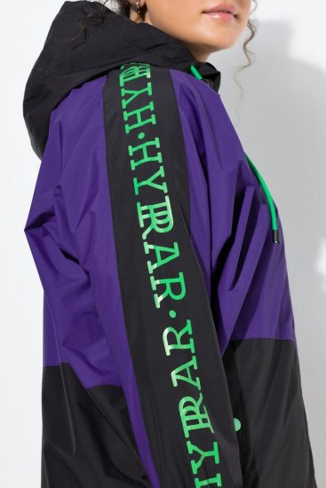 Ulla Popken 845648 Windbreaker cu mâneci liliac Lila - Geci - Jachete de damă marimi mari