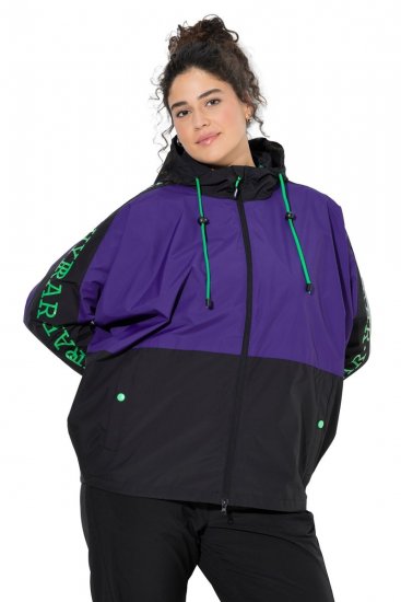 Ulla Popken 845648 Windbreaker cu mâneci liliac Lila - Geci - Jachete de damă marimi mari