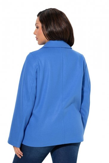 Ulla Popken 846021 Palton din fleece Albastru - Paltoane - Paltoane pentru femei la marimi mari