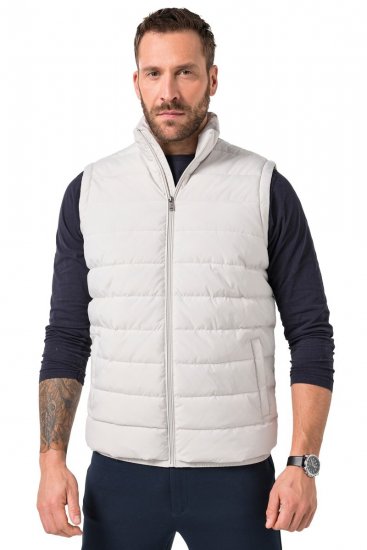 JP1880 846034 Vestă outdoor Bej gri - Geci - Geci Bărbați Mărimi Mari