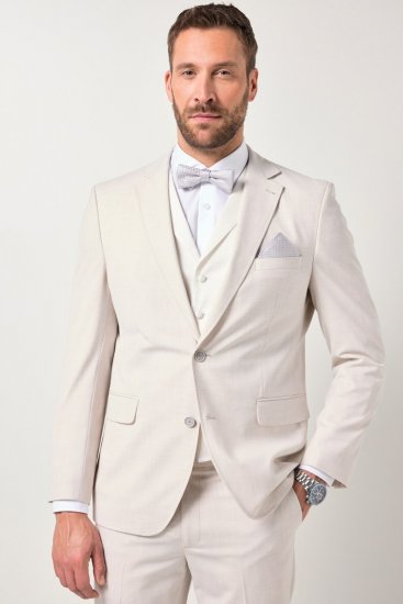 JP1880 846048 Vestă de nuntă Alb spart - Costume - Costume Bărbați mărimi mari