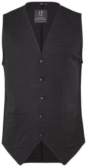 JP1880 846089 Vestă tip hanorac Neagră - Costume - Costume Bărbați mărimi mari