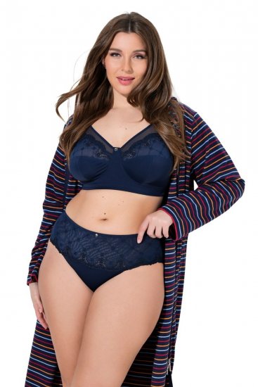Ulla Popken 846235 Chiloți hipster cu dantelă Bleumarin - Chiloți - 