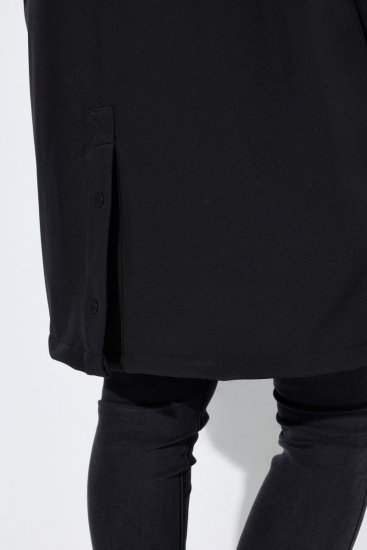 Ulla Popken 846278 Palton softshell Neagră - Paltoane - Paltoane pentru femei la marimi mari
