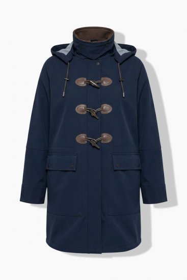 Ulla Popken 846278 Palton softshell Bleumarin - Paltoane - Paltoane pentru femei la marimi mari