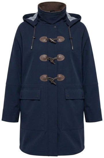 Ulla Popken 846278 Palton softshell Bleumarin - Paltoane - Paltoane pentru femei la marimi mari
