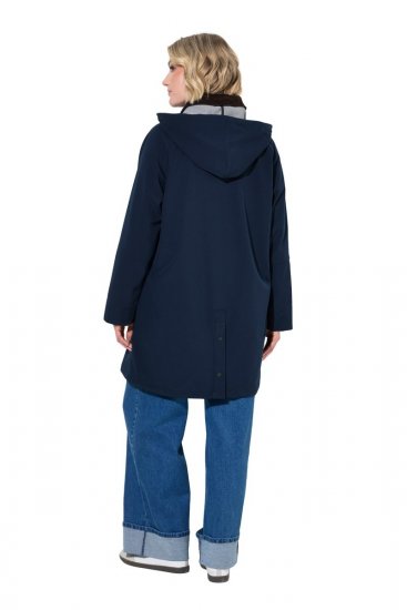Ulla Popken 846278 Palton softshell Bleumarin - Paltoane - Paltoane pentru femei la marimi mari