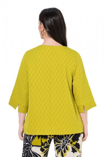 Ulla Popken 846339 Jachetă Verde măsliniu - Geci - Jachete de damă marimi mari