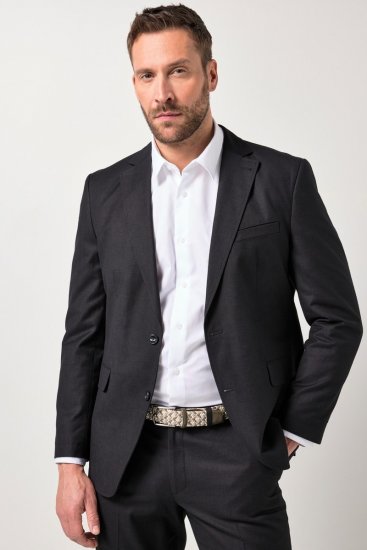 JP1880 Korsika Sacou cu aspect de in Neagră - Costume - Costume Bărbați mărimi mari