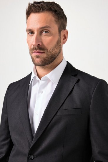 JP1880 Korsika Sacou cu aspect de in Neagră - Costume - Costume Bărbați mărimi mari