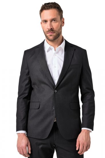 JP1880 Korsika Sacou cu aspect de in Neagră - Costume - Costume Bărbați mărimi mari