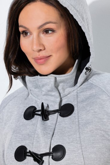 Ulla Popken 846744 Geacă softshell Gri melanj - Geci - Jachete de damă marimi mari