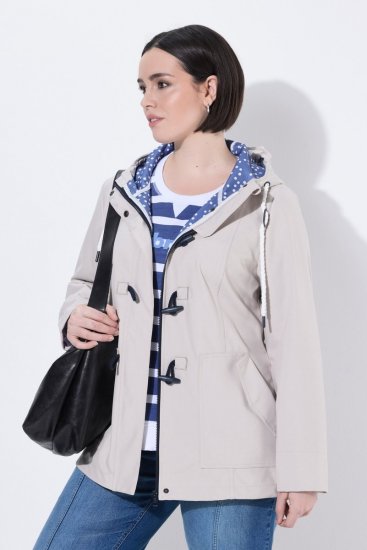Ulla Popken 846853 Geacă softshell Șampanie - Geci - Jachete de damă marimi mari