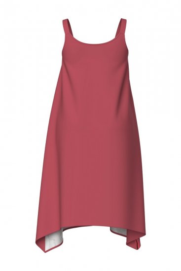 Ulla Popken 847481 Rochie imprimată Roșu - Rochii mini - Rochii mini marimi mari