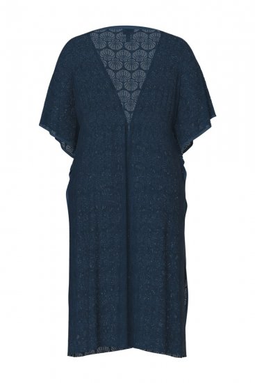 Ulla Popken 847654 Rochie imprimată Bleumarin - Caftane - 