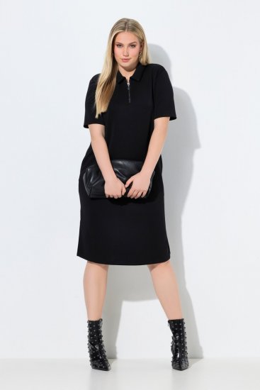 Ulla Popken 848105 Rochie hanorac Neagră - Rochii - Rochii pentru toate mărimile