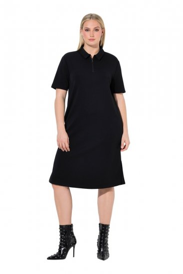 Ulla Popken 848105 Rochie hanorac Neagră - Rochii - Rochii pentru toate mărimile