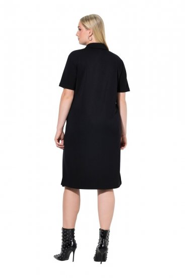 Ulla Popken 848105 Rochie hanorac Neagră - Rochii - Rochii pentru toate mărimile