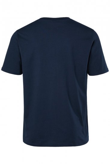 Men+ 958 Tricou Yacht Club Bleumarin - Tricouri - Tricouri Bărbați Mărimi Mari