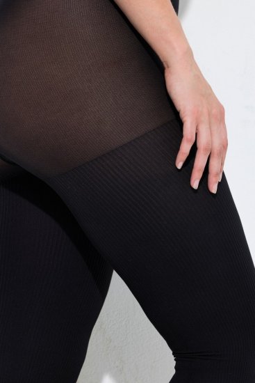 Ulla Popken 849063 Ciorapi cu chilot Neagră - Ciorapi & șosete - 