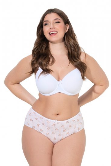 Ulla Popken 849098 Chiloți cu flori set de 6 Portocaliu - Chiloți - 