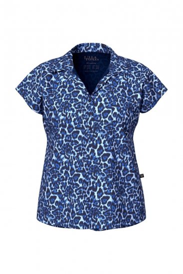 Ulla Popken 849144 Pijama cu imprimeu animal Bleumarin - Pijamale/Haine de casă - 