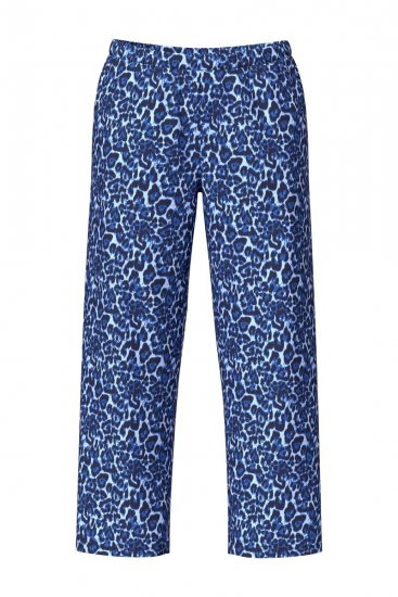 Ulla Popken 849144 Pijama cu imprimeu animal Bleumarin - Pijamale/Haine de casă - 