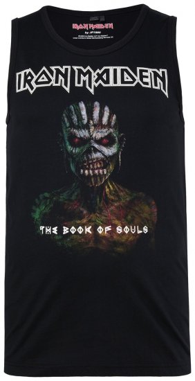 JP1880 849285 Iron Maiden The Book of Souls Maiou Neagră - Tricouri cu trupe - Tricouri cu formații rock