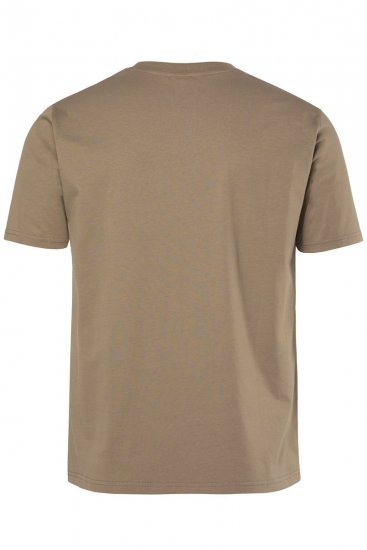 Men+ 448 Tricou Endless Coast Gri maroniu - Tricouri - Tricouri Bărbați Mărimi Mari