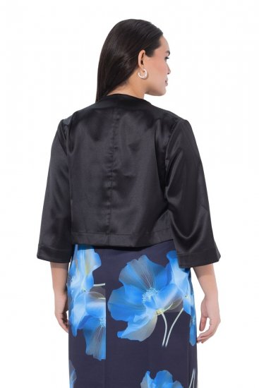 Ulla Popken 849457 Bolero Neagră - Geci - Jachete de damă marimi mari