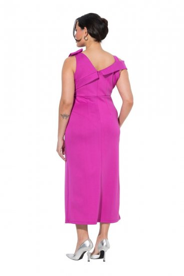 Ulla Popken 849508 Rochie de seară Lila - Rochii de seară - Rochii de seară marimi mari