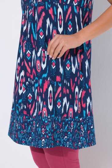 Ulla Popken 849887 Rochie din jerseu fără mâneci Bleumarin - Rochii din jerseu - 