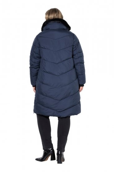 Ulla Popken 850041 Palton matlasat Bleumarin - Paltoane - Paltoane pentru femei la marimi mari