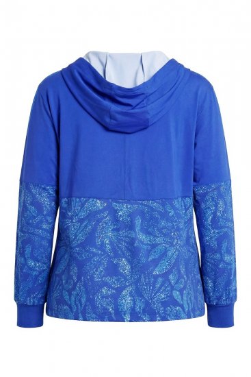 Ulla Popken 850339 Geacă tehnică Albastru regal - Geci - Jachete de damă marimi mari