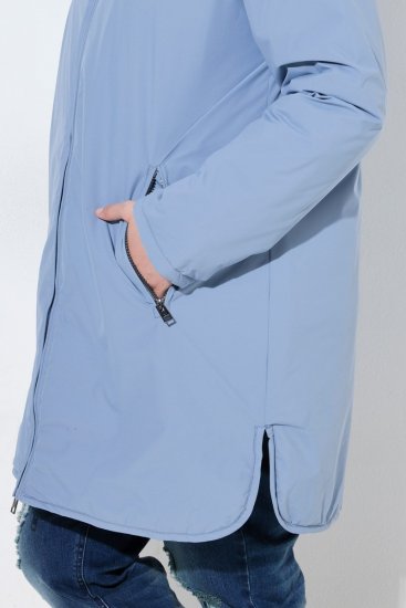 Ulla Popken 850361 Geacă tehnică Albastru denim - Geci - Jachete de damă marimi mari