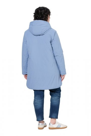 Ulla Popken 850361 Geacă tehnică Albastru denim - Geci - Jachete de damă marimi mari