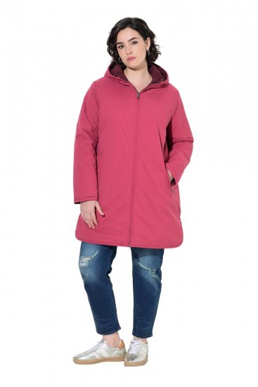 Ulla Popken 850361 Geacă funcțională reversibilă HYPRAR Roz deschis - Geci - Jachete de damă marimi mari