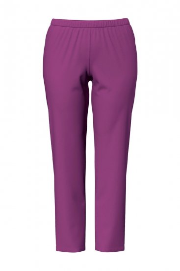 Ulla Popken 850403 Pijama cu flori Violet - Pijamale/Haine de casă - 