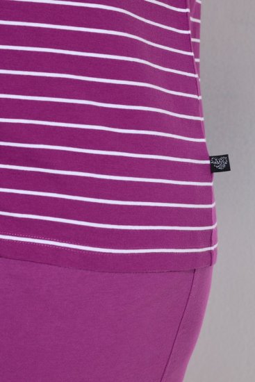 Ulla Popken 850403 Pijama cu flori Violet - Pijamale/Haine de casă - 