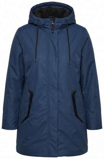Ulla Popken 850794 Palton tehnic Bleumarin - Paltoane - Paltoane pentru femei la marimi mari