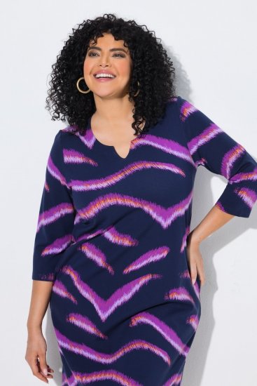 Ulla Popken 850920 Rochie din jerseu Bleumarin - Rochii - Rochii pentru toate mărimile