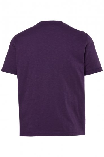 JP1880 850985 Tricou cu imprimeu pe piept Mov închis TALL - TALL T-shirts - Tricouri pentru Bărbați Înalți