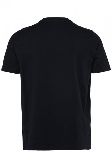 JP1880 851008 Tricou cu imprimeu pe piept Neagră TALL - TALL T-shirts - Tricouri pentru Bărbați Înalți